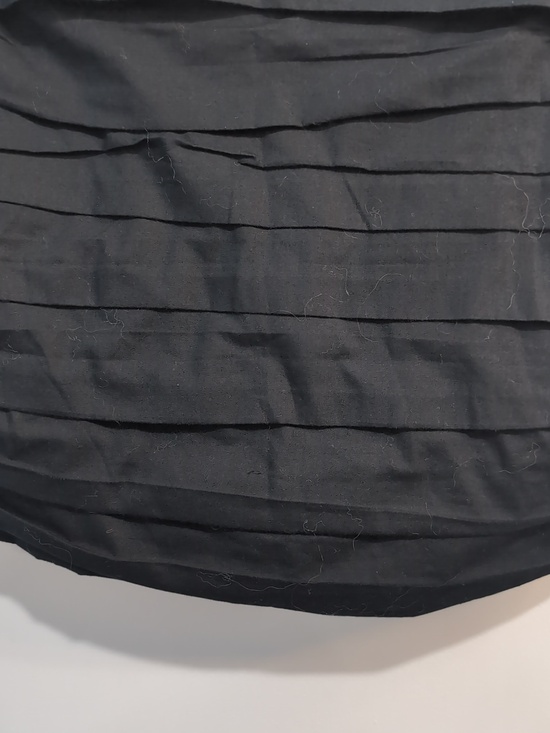 Abercrombie & Fitch Black Ruched Cropped Top Adjustable/Removable Straps Medium - Picture 5 of 6